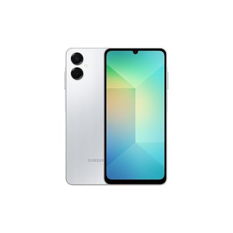 Samsung Galaxy A06 5G Smartphone gris clair, 6 Go de RAM, 128 Go de stockage, double caméra 50 MP, indice IP54 (version internat