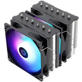 Thermalright TR Peerless Assassin 120 SE ARGB Refroidisseur d'air pour processeur, 6 caloducs, double ventilateur 120 mm TL-C12C