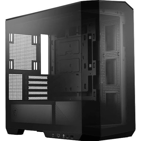MSI MAG PANO M100L PZ Boîtier PC Micro-ATX, Support pour Carte Graphique, Niveau à Bulle, filtres à poussière, Espace de 33mm po