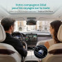 OTTOCAST Mini Nova, Adaptateur 2 en 1 CarPlay Sans Fil et Android Auto Version Améliorée 2026 pour Téléphones iOS et Android, Co