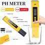 Funmo Testeur pH Mètre électronique, PH TDS EC et température 4 en 1, Testeur de qualité d'eau avec haute précision, Testeur de