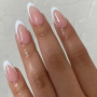 ZAHRVIA Lot de 120 faux ongles à presser en forme d'amande, Couverture complète, Décorations de manucure