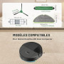 DianSung Accessoires pour iRobot Roomba 205 Dust Compactor aspirateur pièces de Rechange, 1 Brosse Principale, 4 Chiffons, 4 bro