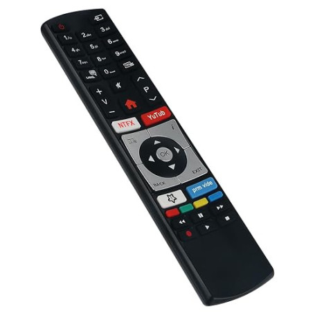 VINABTY Télécommande de Remplacement Compatible avec Telefunken HAIER TV | LDF40V280S LDU50H350S LDU65H350S LDU50V300S LDU49H350