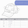DRESHOW Bambin Baseball Casquette Bébé Soleil Chapeau Mignon Dinosaure Motif Casquettes Unisexe Bébé Trucker Chapeaux Nourrisson