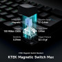 MCHOSE Ace60 Pro ISO-Nordic Clavier Gamer Magnetique | Clavier Gaming Filaire 60%, 8K Rapid Trigger, Effet Hall, 128K ScanRate,