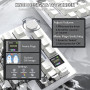 YINDIAO Attack Shark X820 Ultra Gasket Clavier Mécanique avec écran TFT et Knob, Disposition ANSI 75%, 2,4GHz/BT/Filaire, 5 Mous