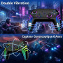 Reddening Lot de 2 Manette Switch 2 avec Station de Charge, Manette Switch pour Switch 2/Switch/Lite/OLED/PC, Manette Switch 1 a