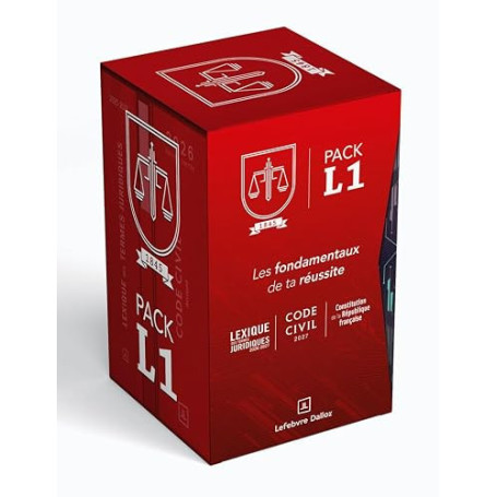 Pack L1 2027: Code civil - Lexique des termes juridiques - Constitution de la République Française