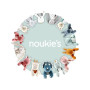 NOUKIE'S - Jouets pour arche d'éveil bébé - Tiga, Stegi & Ops
