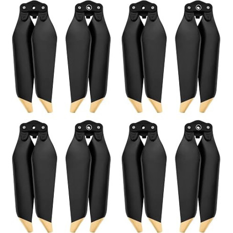 Lot de 8 hélices pour DJI Mavic Pro/Mavic Pro Platinum - Lames à faible bruit - Accessoires pour drone DJI Mavic Pro/Mavic Pro P