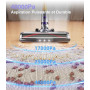 Tdyon Aspirateur Balai sans Fil 450W/40KPA, 50 Minutes Autonomie Aspirateur sans Fil Puissant avec Écran Intelligent, aspirateur