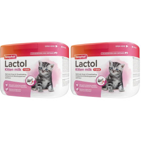 BEAPHAR – LACTOL – Lait maternisé pour Chaton en Poudre – Enrichi en DHA – Source de protéines de Haute qualité – pour Chaton No