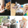 DONQL 60ml Biberon Chiot*2, Kit Biberon pour Animaux, Biberon pour Chaton, 8 Seringues à Tétons pour Animaux Domestiques, Tetine