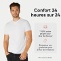 FM London Lot de 3/5 t-Shirts pour Hommes - T-Shirts de qualité supérieure avec Design légèrement ajusté