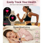 LIGE Montre Connectée Femme Bluetooth Appels pour Android iOS Sport Fitness Activity Tracker Montre Femme Connectée 1,32" HD Fré