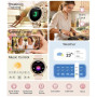 LIGE Montre Connectée Femme Bluetooth Appels pour Android iOS Sport Fitness Activity Tracker Montre Femme Connectée 1,32" HD Fré