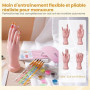Kit Ongle Acrylique Gel Complet avec Main D'entrainement & Sac de Rangement | Poudre Acrylique Pour Ongles avec Poudres Acryliqu