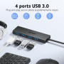 acer Hub USB 3.0 avec 5 Ports, 4 Ports de Données USB 5Gbps pour PC (60cm) | Adaptateur Multiport USB Hub pour PC, MacBook Air,