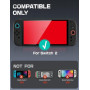 Mumba Coque pour Nintendo Switch 2 (2025) avec Support Rabattable [Titan] Protection Dockable Poignée Ergonomique [Joy-Con à Ret