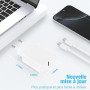 DGVERS 20W Chargeur Rapide USB C pour iPhone 17/16/15 & 2m Type C Câble | Adaptateur USB C Chargeur Rapide Prise Secteur USB-C C