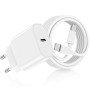 DGVERS 20W Chargeur Rapide USB C pour iPhone 17/16/15 & 2m Type C Câble | Adaptateur USB C Chargeur Rapide Prise Secteur USB-C C