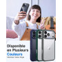 seacosmo Coque pour iPhone 17 Pro Max 6,9 Pouces, Antichoc Housse avec Verre Trempé et Caméra Protecteur, 360° Protégé Double Fa