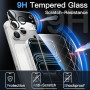 JETech Verre Trempé pour iPhone 17 Pro Max, Lot de 2+2 | Avec Protection d'Objectif Caméra, Protection D'écran Transparent HD, P