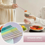 Lot de 5 paires de baguettes chinoises avec clip pour baguettes, passent au lave-vaisselle, réutilisables, antidérapantes, pour