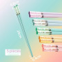 5 Paires Baguette Chinoise Reutilisable Baguette en Fibre de Verre Lavables Baguettes Antidérapantes Sakura Amber Baguettes Chin
