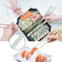 5 Paires Baguette Chinoise Reutilisable Baguette en Fibre de Verre Lavables Baguettes Antidérapantes Sakura Amber Baguettes Chin