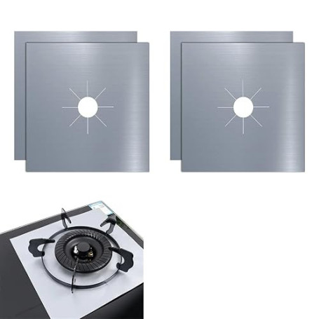 Protection Plaque Cuisson Gaz, Tapis de Cuisinière à Gaz, Protection Cuisinière à Brûleurs Gaz, Protection de Cuisinière à Gaz,