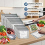 Sac congélation Alimentaire réutilisable lot 30 pièces Aluminium Zip étanche Tailles S M L Rangement congélateur Cuisine Maison