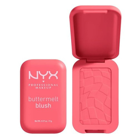 NYX PROFESSIONAL MAKEUP - Blush en Poudre, enrichi en beurre de mangue, beurre d'amande & beure de karité - Texture Fondante - F
