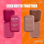 NYX PROFESSIONAL MAKEUP - Blush en Poudre, enrichi en beurre de mangue, beurre d'amande & beure de karité - Texture Fondante - F
