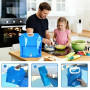 2 Poche A Eau Pliables Set,Poche A Eau Avec Robinet 10 L / 5 L,Reservoir Eau Camping Car Avec Mousqueton Et Corde De Suspension