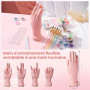 Deciniee Acrylique Kit Ongles Pour Débutants–Faux Ongles/Poudre Acrylique/Lampe UV/Main D'Entrainement Manucure-Idéal Pour DIY N
