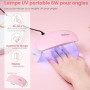 Deciniee Acrylique Kit Ongles Pour Débutants–Faux Ongles/Poudre Acrylique/Lampe UV/Main D'Entrainement Manucure-Idéal Pour DIY N