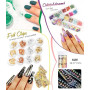 Kit Ongle Acrylique Complet En Gel Avec Lampe Uv 36w,Fraises à électriques,Poudre Acrylique Pour, Beaucoup de décoration manucur
