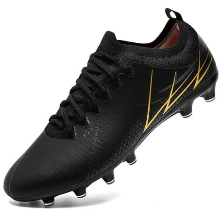 VLOOKST Chaussures de Football Homme Basket de Foot Crampons Chaussure de Foot Enfant Garçon Outdoor Chaussures de Sport Taille