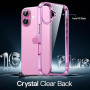 JETech Coque pour iPhone 16 Plus, Rose | Anti-Jaunissement, Antichoc, Dos PC Rigide Résistant aux Rayures, Étui Housse Bumper en