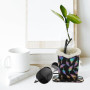 MOBUTOFU Lot de 2 Porte-Lunettes en Cuir Intérieur en Tissu Doux Support Vertical Stable pour Rangement Lunettes la Maison