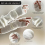 BWOOOWE Gants Sans Doigts Femme Manches Longues Mitaine Tricotés Manchette Bras Hiver Chauffant Mitaines Longues