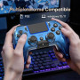 BETMI Manette sans fil pour PS5, Pro/Slim/MAC/Steam Deck/PC, joystick à effet Hall, double vibration, Macro/Turbo, jack 3,5 mm,
