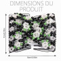 Umibow Lot de 4 peignes magiques faciles à utiliser - Double peigne à cheveux extensible - Pour chignon - Élastique - Perles - R