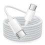 Câble USB C Charge Rapide pour iPhone Air 15 16 17 Pro Max/Plus/15/16,iPad Pro/Air, 3M Câble USB C vers USB C 60W iPhone 15 16 C