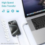 Câble USB C Charge Rapide pour iPhone Air 15 16 17 Pro Max/Plus/15/16,iPad Pro/Air, 3M Câble USB C vers USB C 60W iPhone 15 16 C