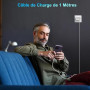 Chargeur Rapide Certifié Apple MFi pour iPhone 14/13/12/11/Pro Max Plus Mini SE XR X XS 8 7 6, Adaptateur Secteur USB-C 25 W ave