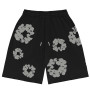 Short Homme Été Bermuda à Fleurs Y2K Hip Hop Streetwear, Short Baggy Léger avec Poches, Short Jogging Cargo Décontracté pour Vac
