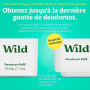 Wild - Déodorant Naturel Rechargeable - Trio de recharges Fresh Cotton & Sea Salt - Sans Aluminium - Végan & Ecologique - Protec